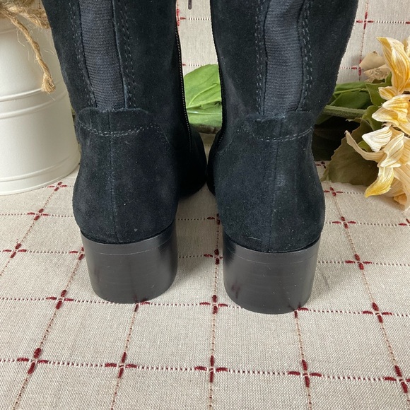 Vince Camuto Kreesell Over the Knee Black Suede Riding Boots Size 6 NWOB - Picture 8 of 10